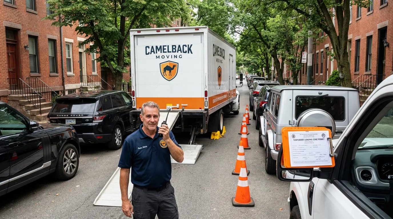 City street loading permit setup in Yarmouth, ME