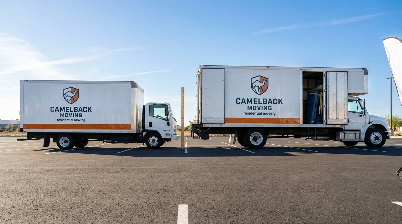 Moving truck size capacity guide in Yarmouth